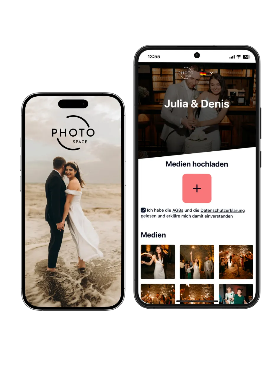 QR für Hochzeitsfotos, dein digitales Album